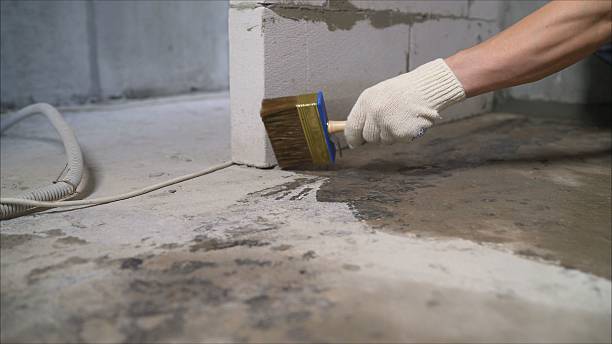 Crawl space vapor barrier installation in Rossville, IN